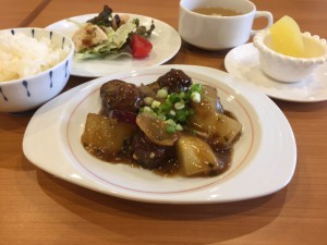 大根と豆腐を練りこんだヘルシーな肉団子の田舎風煮込み